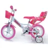 Dino Bikes Unicorn 12 Sykkel, Pink, 3-5Y, Barnesykkel