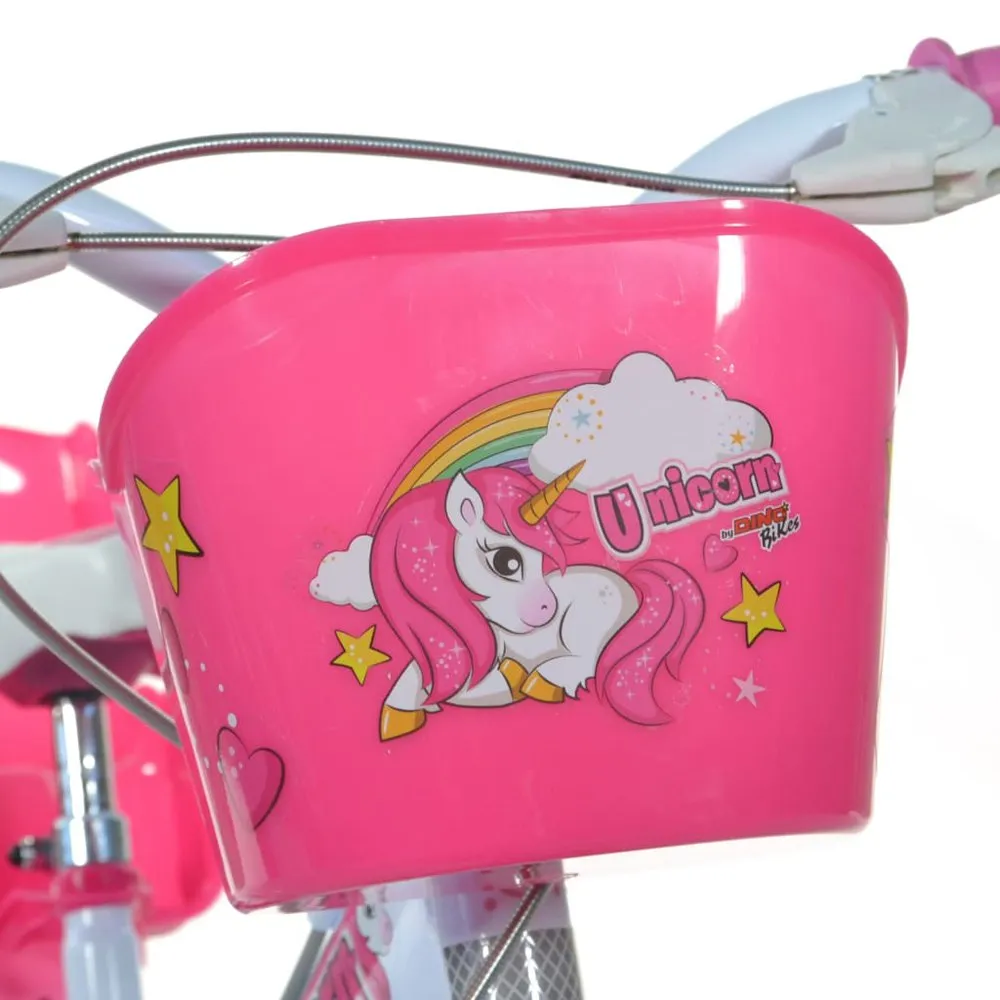 Dino Bikes Unicorn 14 Sykkel, Pink, 4-7Y, Barnesykkel Dino Bikes Unicorn 14 Sykkel, Pink, 4-7Y, Barnesykkel