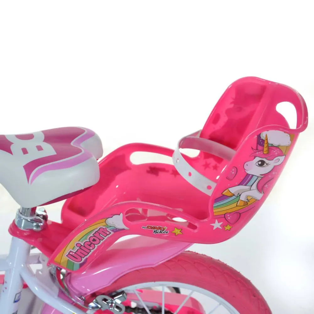 Dino Bikes Unicorn 14 Sykkel, Pink, 4-7Y, Barnesykkel Dino Bikes Unicorn 14 Sykkel, Pink, 4-7Y, Barnesykkel