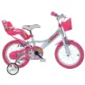 Dino Bikes Unicorn 14 Sykkel, Pink, 4-7Y, Barnesykkel