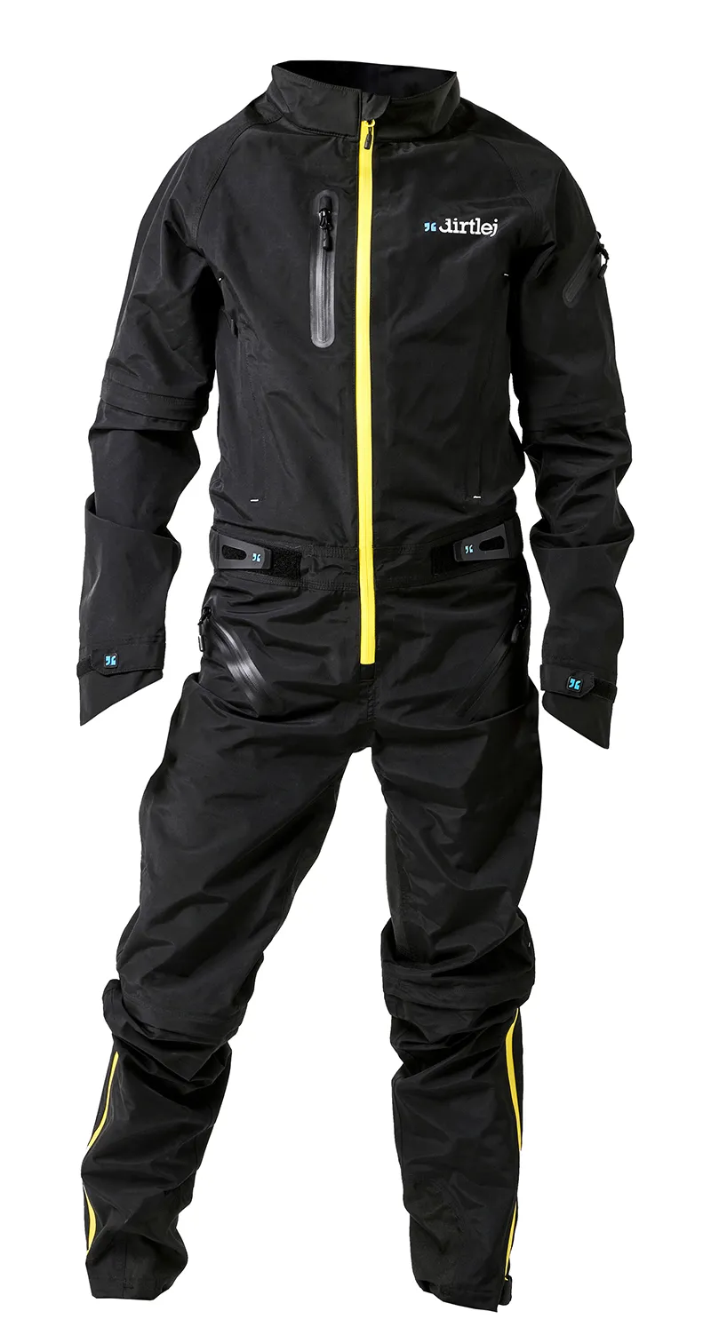 Dirtlej Dirtsuit SFD Edition Heldragt Med Lange Ben Sort, Gul/svart