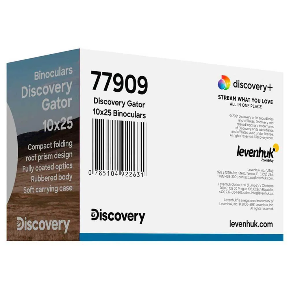 Discovery Gator 10x25 Kikkerter, Blue / black, One Size