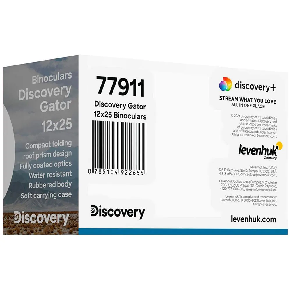 Discovery Gator 12x25 Kikkerter, Black, One Size