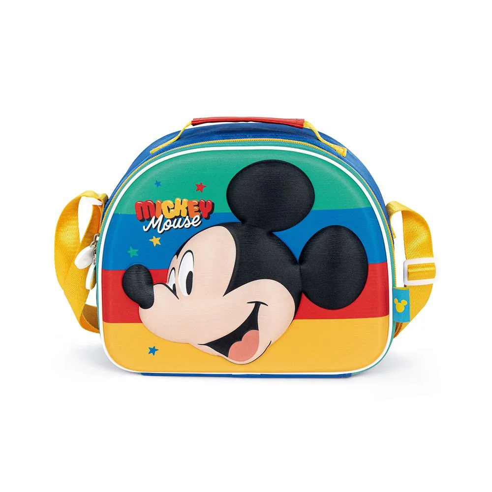 Disney 3d 26x21x11 Cm Mickey Lunsjbag, Multicolor 1