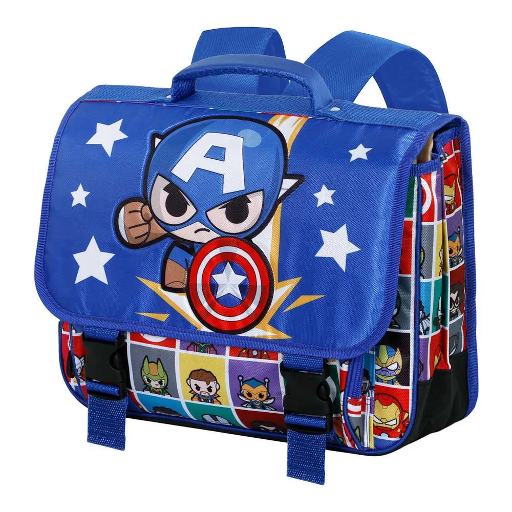 Disney Kaptein Amerika Punch Cartable 2.0 Ryggsekk, Multicolor Disney Kaptein Amerika Punch Cartable 2.0 Ryggsekk, Multicolor