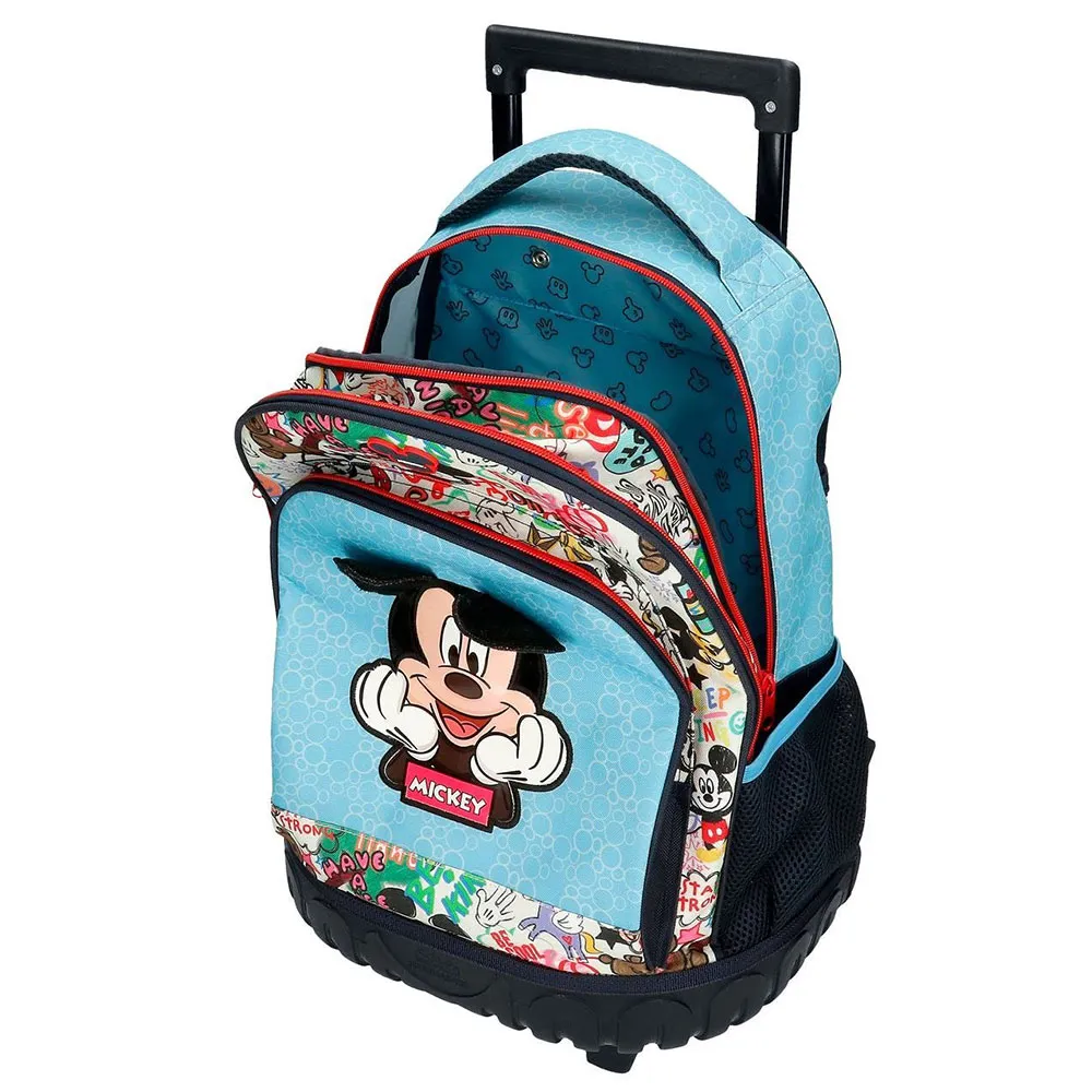 Disney Mickey Be Cool Ryggsekk Med Hjul, Blue Disney Mickey Be Cool Ryggsekk Med Hjul, Blue