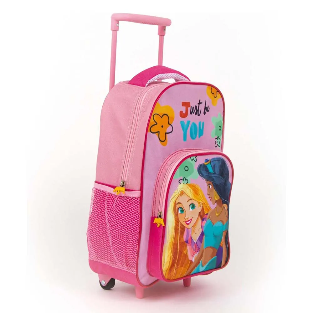 Disney Prinsesse-ryggsekk Med Hjul 24x36x12 Cm, Multicolor