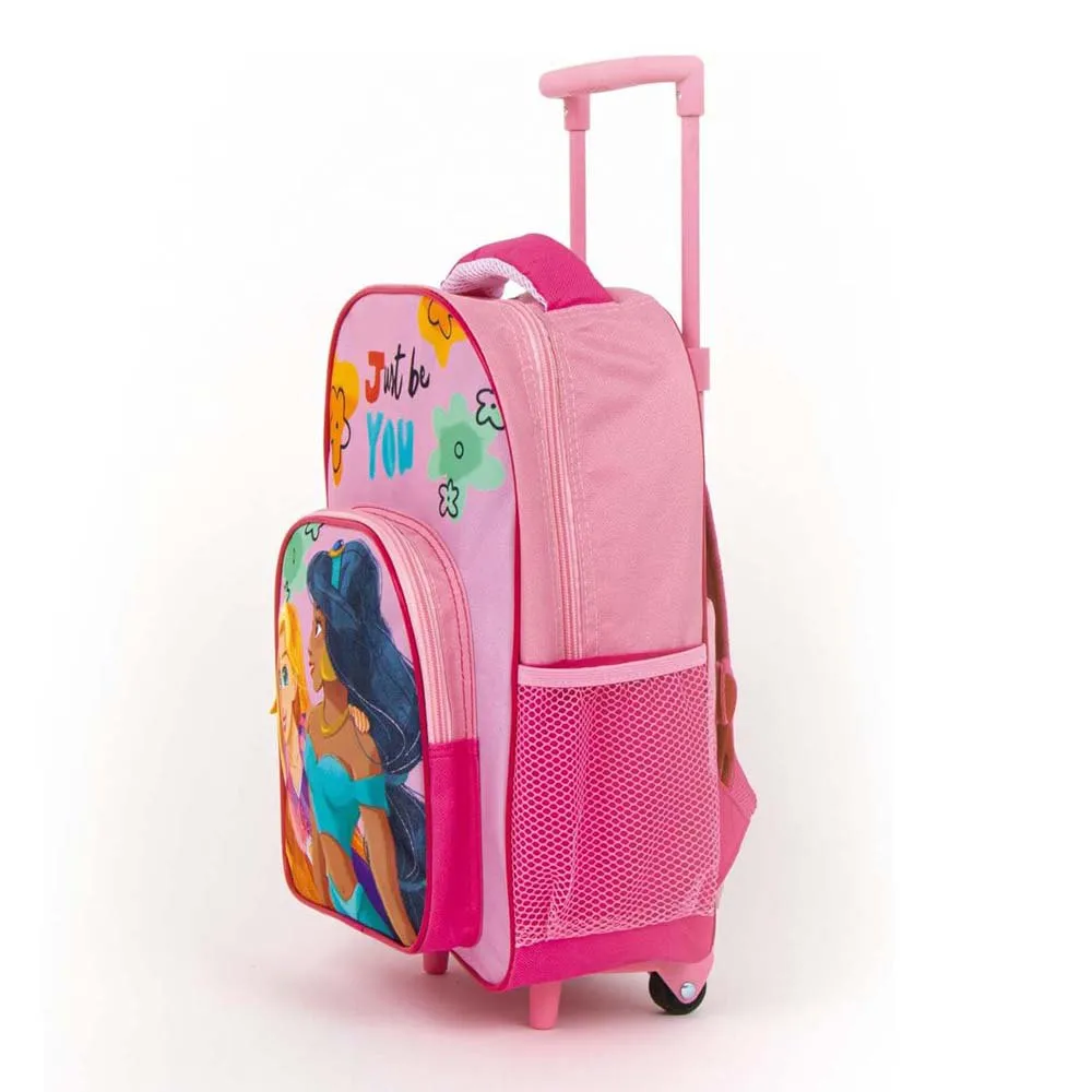 Disney Prinsesse-ryggsekk Med Hjul 24x36x12 Cm, Multicolor