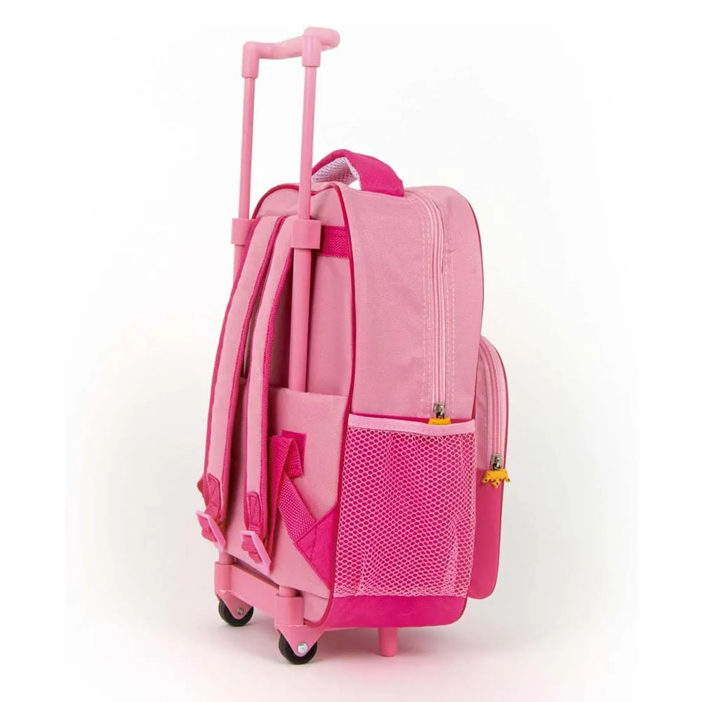 Disney Prinsesse-ryggsekk Med Hjul 24x36x12 Cm, Multicolor