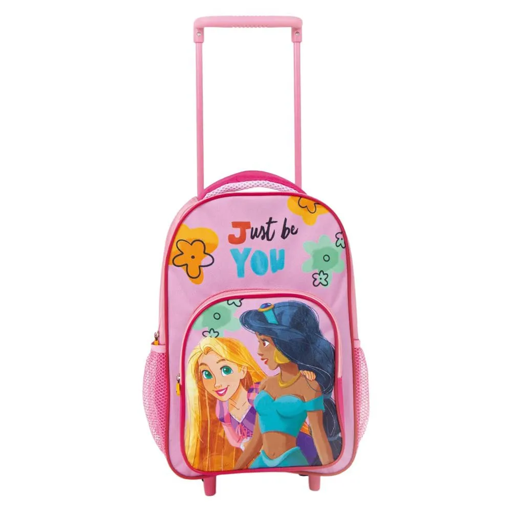 Disney Prinsesse-ryggsekk Med Hjul 24x36x12 Cm, Multicolor
