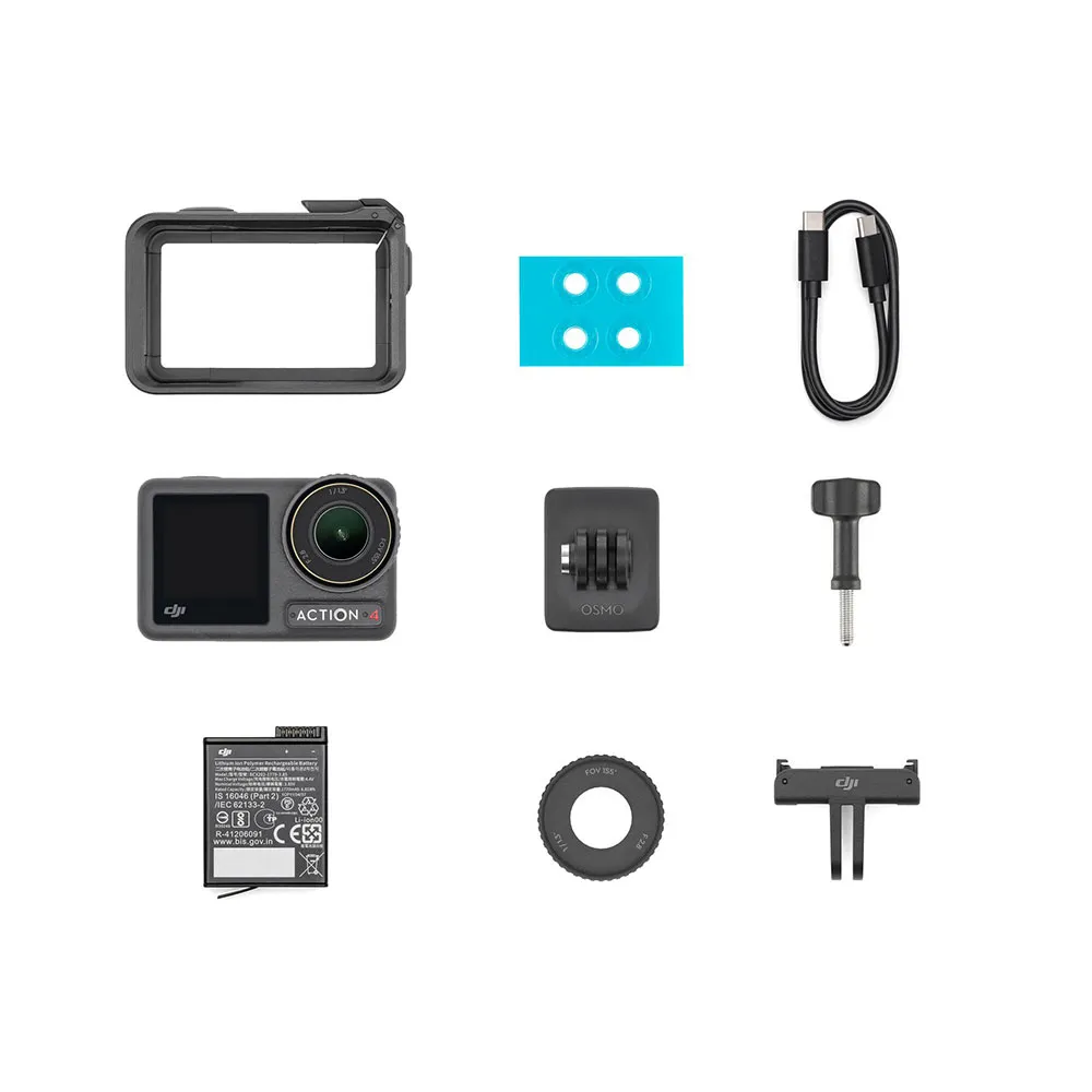 DJI Osmo 4 Standard Combo Actionkamera, One size, EU Plug 220V DJI Osmo 4 Standard Combo Actionkamera, One size, EU Plug 220V