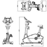 Dkn Technology Ergometer Eb-2400 Ems Treningssykkel, Black, One Size
