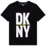Dkny D25e09 Kortarmet T-skjorte, Black, 10Y