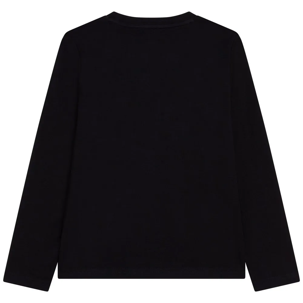 Dkny D25e21 Langarmet T-skjorte, Black, 6Y Dkny D25e21 Langarmet T-skjorte, Black, 6Y