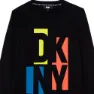 Dkny D25e21 Langarmet T-skjorte, Black, 6Y