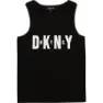 Dkny D35r21 Ermeløs T-skjorte, Black, 8Y