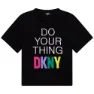 Dkny D35s31 Kortarmet T-skjorte, Black, 6Y