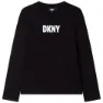 Dkny D35s32 Langarmet T-skjorte, Black, 10Y