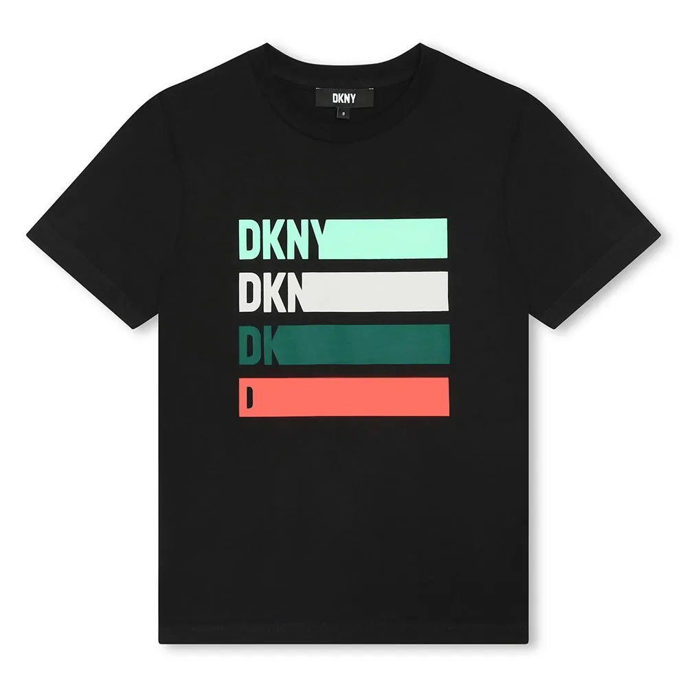 Dkny D60024 Kortarmet T-skjorte, Black, 10Y Dkny D60024 Kortarmet T-skjorte, Black, 10Y