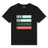 Dkny D60024 Kortarmet T-skjorte, Black, 10Y