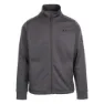Dlx Angus Fleecejakke Med Full Glidelås, Dark grey