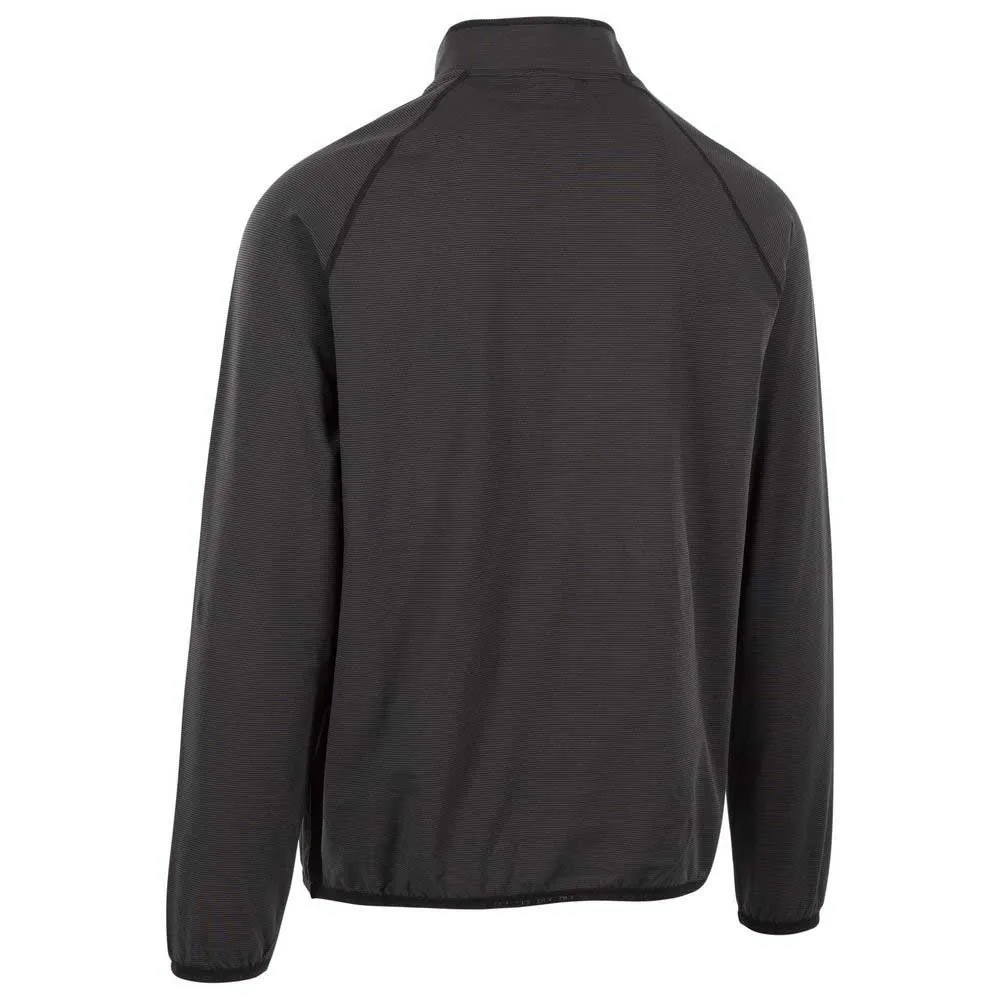 Dlx Hulton Fleecejakke Med Halv Glidelås, Black Dlx Hulton Fleecejakke Med Halv Glidelås, Black
