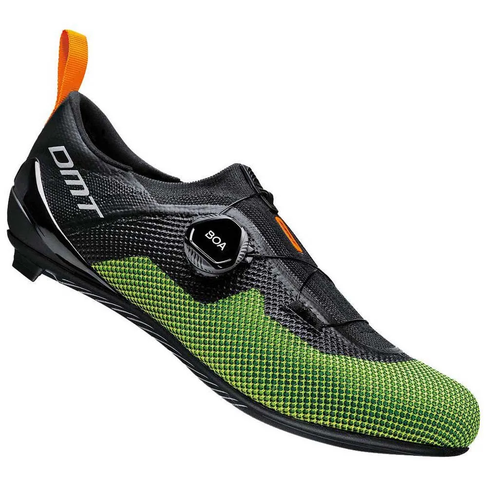 DMT Kt4 Landeveissykkelsko, Black / yellow fluo