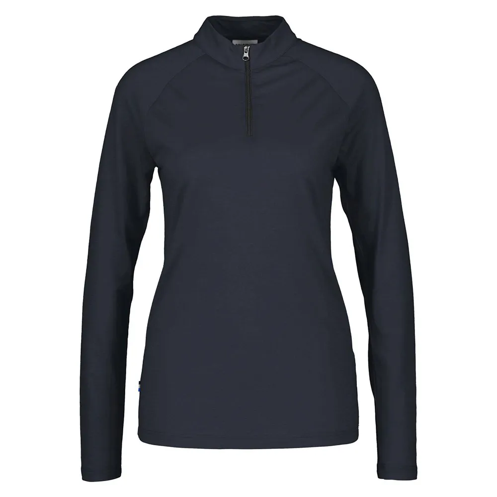 Dolomite Cristallo Zip Merino Kortarmet T-skjorte, Wood blue