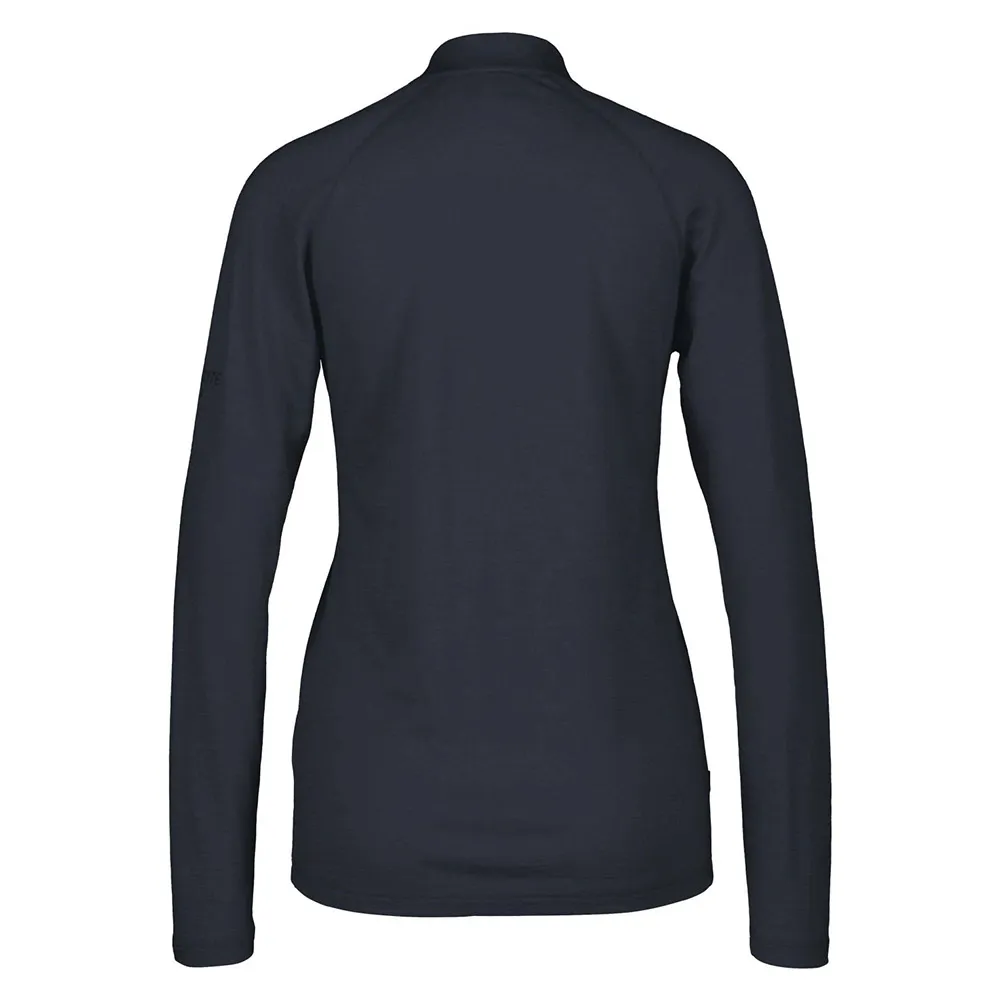 Dolomite Cristallo Zip Merino Kortarmet T-skjorte, Wood blue