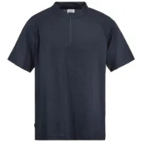 Dolomite Cristallo merino Zip Kortarmet T-skjorte