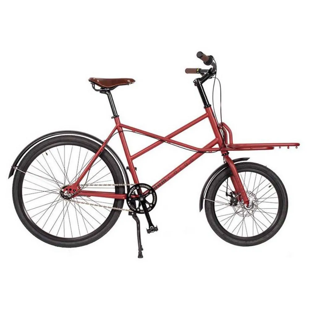 Dom Cargo Sykkel, Red, One Size, Bysykkel