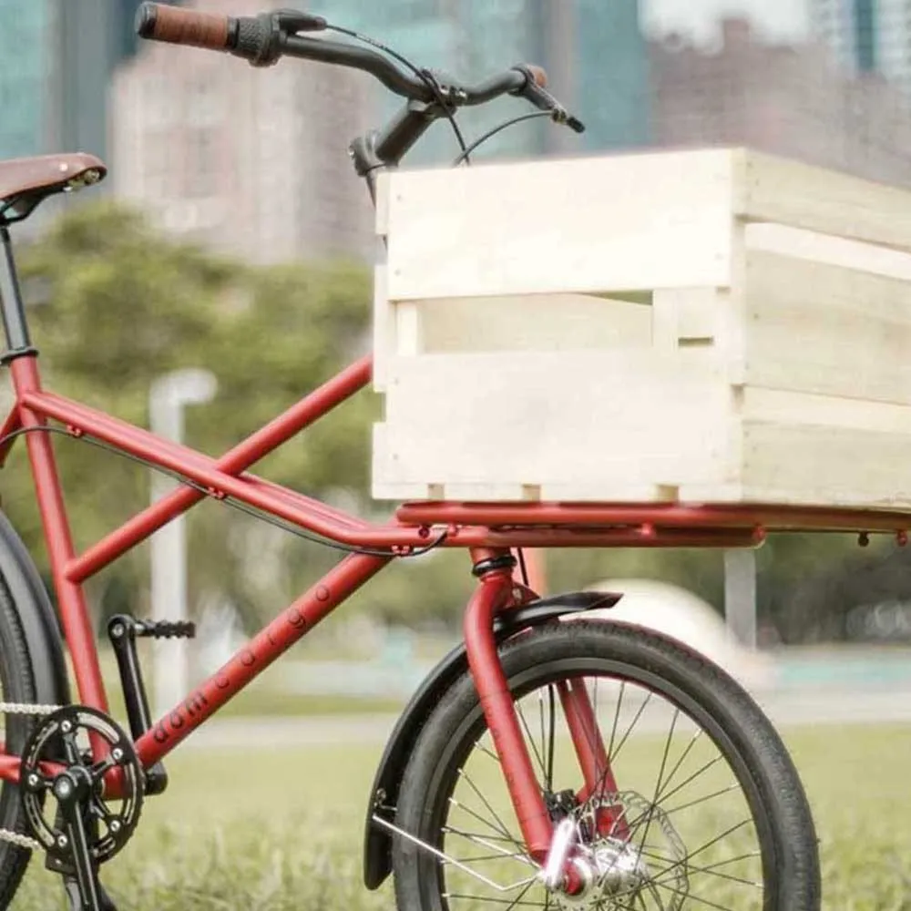 Dom Cargo Sykkel, Red, One Size, Bysykkel