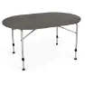 Dometic Zero Concrete Oval Bord, Brown, One Size