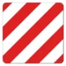 DS Covers Advarselspanel, Reflex / red, One Size