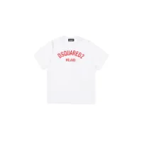 Dsquared2 Dq1983 Kortarmet T-skjorte Dsquared2 Dq1983 Kortarmet T-skjorte