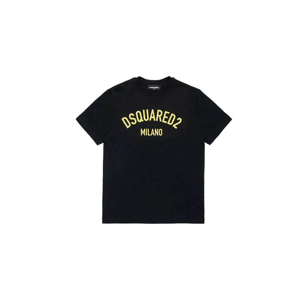 Dsquared2 Dq1983 Kortarmet T-skjorte Dsquared2 Dq1983 Kortarmet T-skjorte