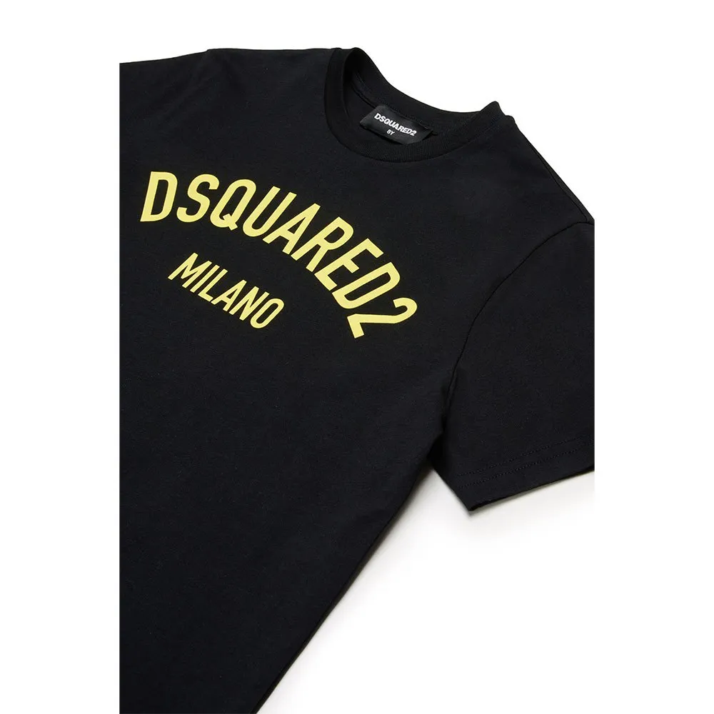 Dsquared2 Dq1983 Kortarmet T-skjorte Dsquared2 Dq1983 Kortarmet T-skjorte