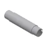DT Swiss 100mm Ø17mm/58.3mm Forhjulsaksel, Silver, One Size