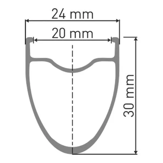 DT Swiss A 1800 Spline DB 30 Framhjul, Black, 12 x 100mm