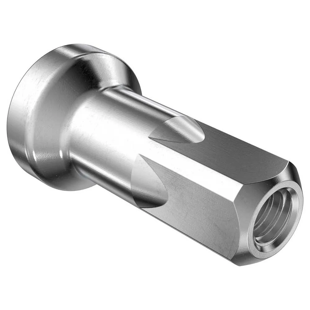 DT Swiss Aluminum Hidden F 2.0/fg 2.3 Nipler, Silver, 12mm