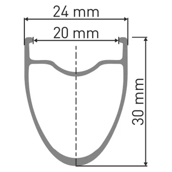 DT Swiss Ar 1600 Spline 30 700 Wts Cl Disc Tubeless Landeveissykkelens Bakhjul