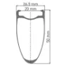 DT Swiss Arc 1100 Dicut 50 Disc Cl Tubeless + Continental Gp5000 Str 700 X 28 Landeveissykkelens Bakhjul, Black, 12 x 142mm, Shimano/Sram HG