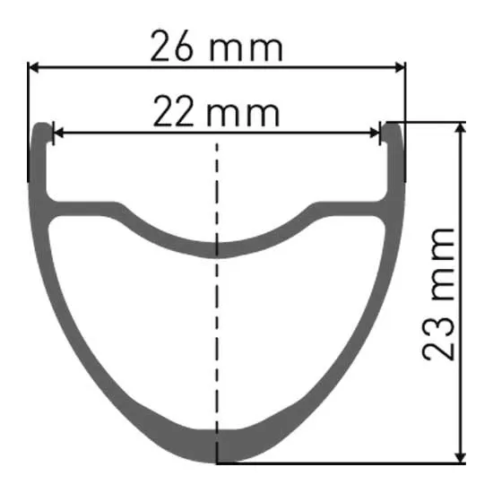 DT Swiss C 1800 Spline Framhjul, Black, 12 x 100mm