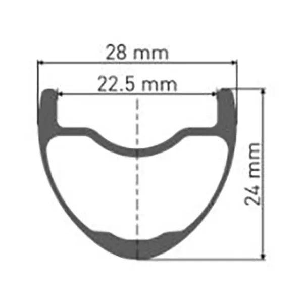 DT Swiss Crc 1400 Spline 24 Cl Disc Tubeless Forhjul For Landeveissykkel, Black, 12 x 100mm