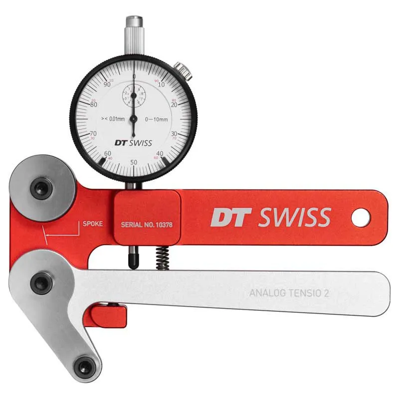 DT Swiss Dt Tensio Analog Eikestrekkmåler, Red / silver, One Size DT Swiss Dt Tensio Analog Eikestrekkmåler, Red / silver, One Size