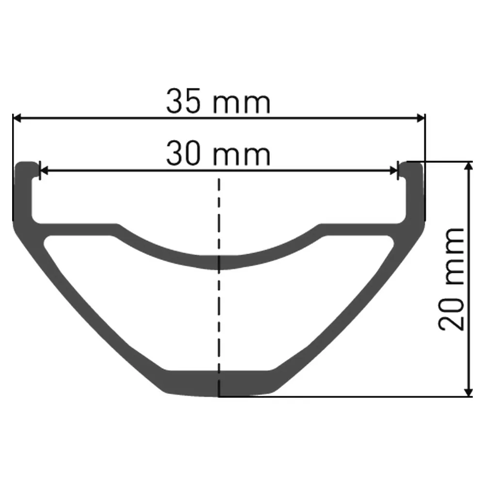 DT Swiss E 1900 Spline DB 20 Framhjul