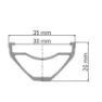 DT Swiss F 1900 Classic 29" Framhjul