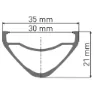 DT Swiss FR 1500 Classic 29" Framhjul