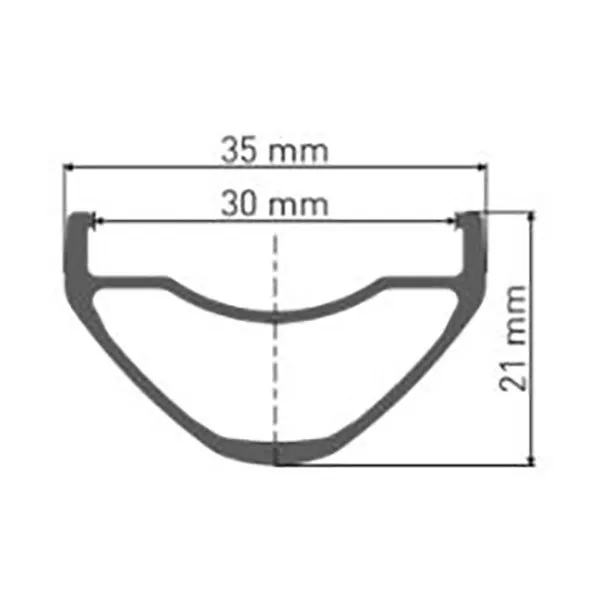 DT Swiss FR 560 32H 26'' Felg, Black, 650C - 26" 32H