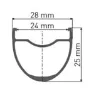 DT Swiss G 540 Disc Felg Refurbished, Black, 700 - 28" 32H